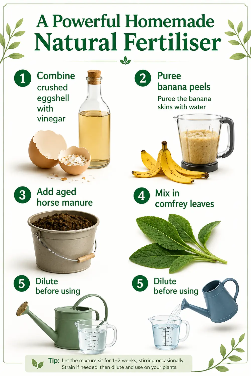 A powerful homemade fertilizer Homemade fertilizer