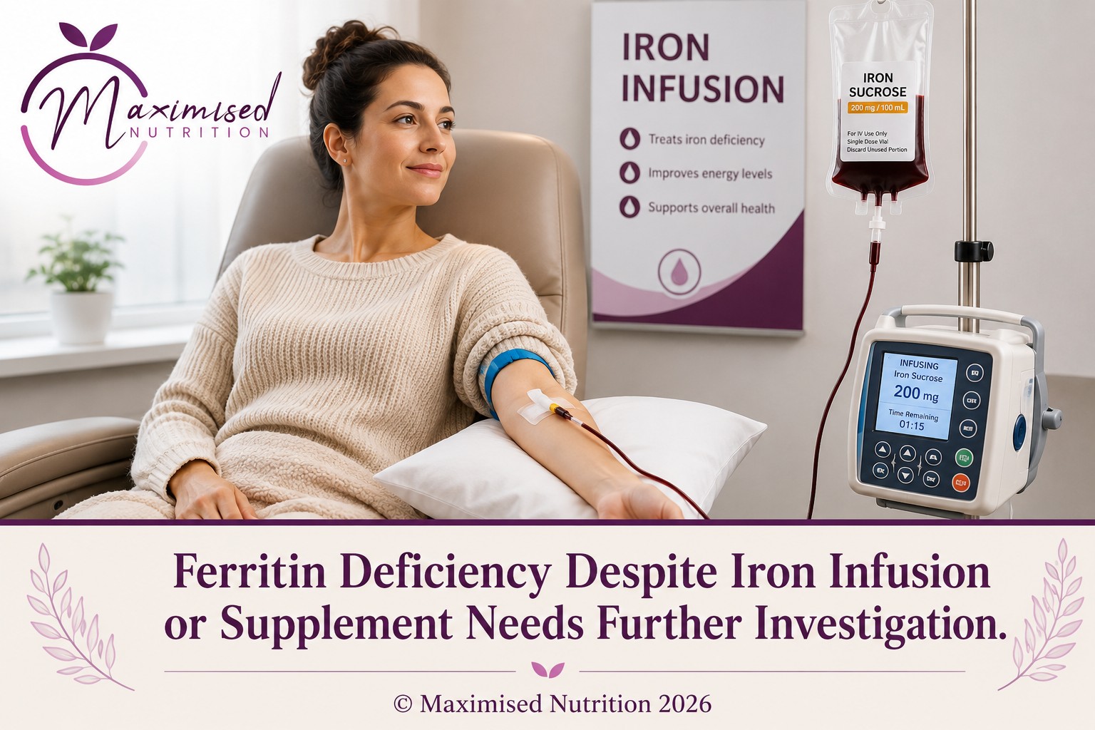 Low Ferritin Despite Iron Infusion or Blood Transfusion Image Continuous Low Ferritin Levels